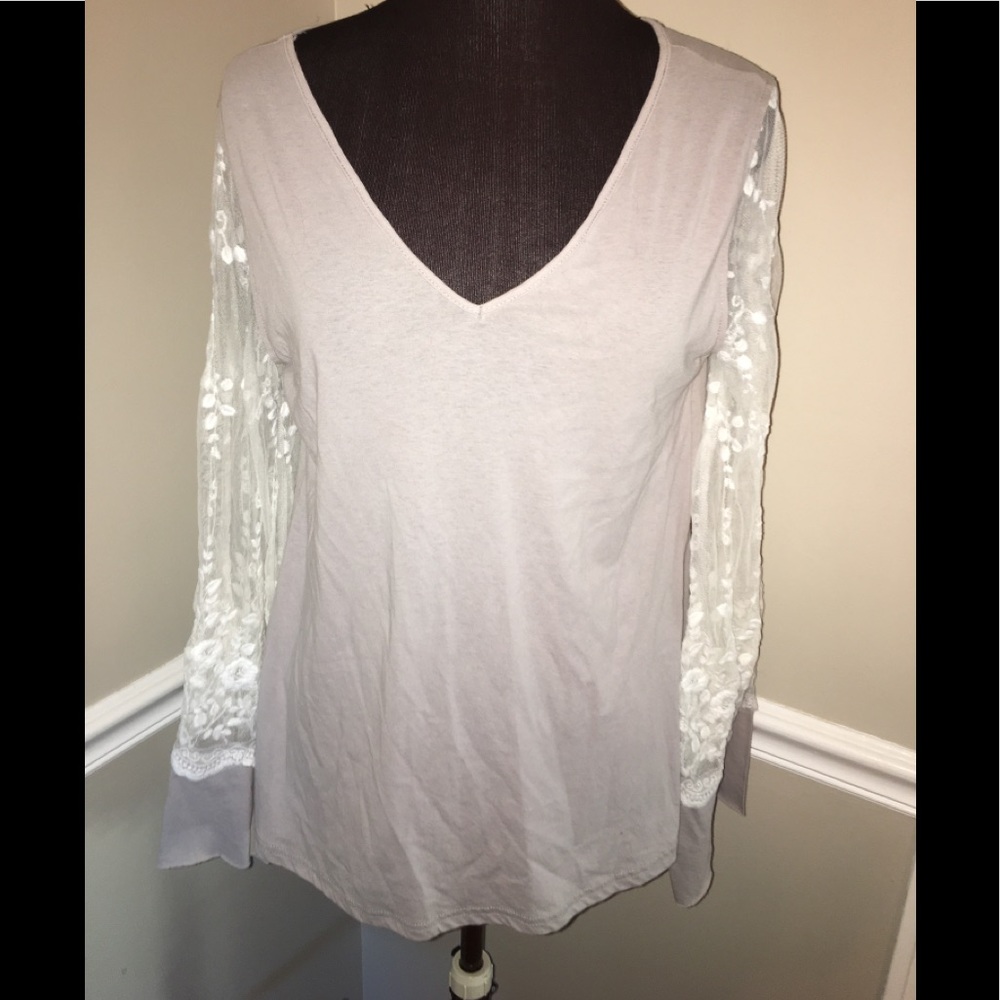 Tassels N Lace boho oversized‎ top lace flowy M
